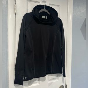 EUC Athleta hooded sweatshirt - large black